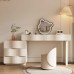 Meteorleg Elegant Wooden Dressing Table with Multi-Drawers and Mirror, Functional Vanity for Bedrooms